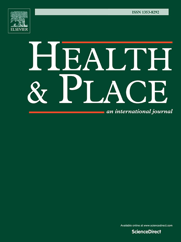 Health & Place cover