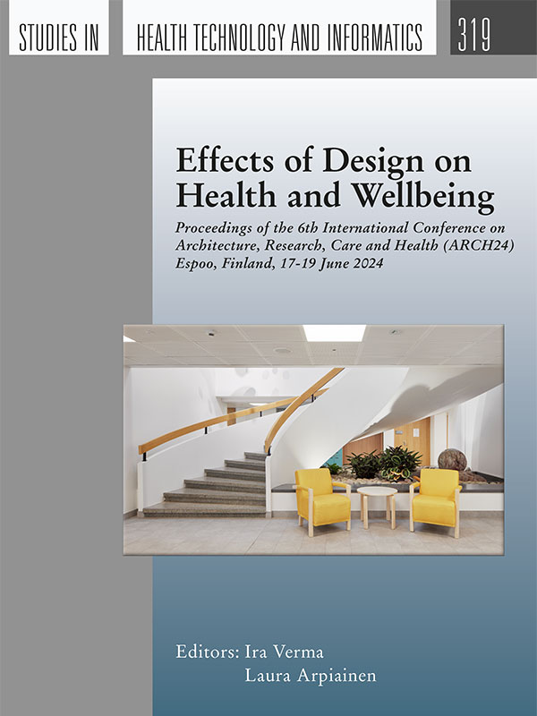 Cover image for the Effects of Design on Health and Wellbeing ebook