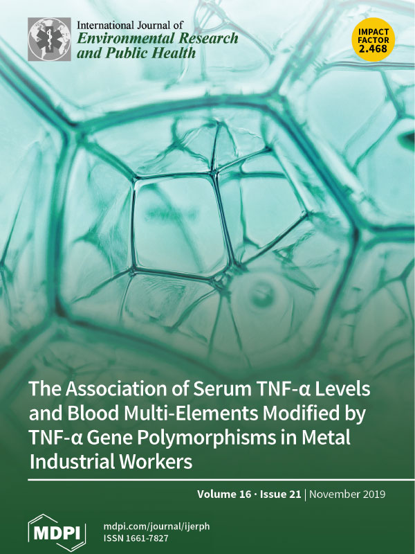 International Journal of Environmental Research and Public Health: Volume 16, Issue 21 cover