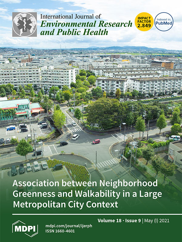 International Journal of Environmental Research and Public Health: Volume 18, Issue 9 cover