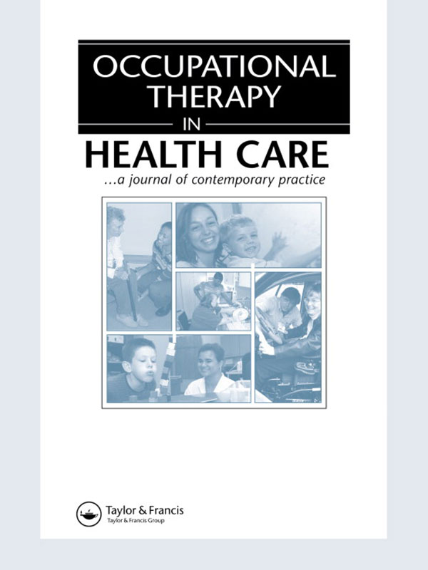 Occupational Therapy in Health Care Journal Cover