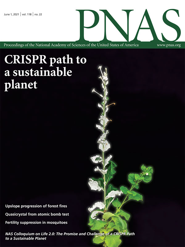 PNAS: Volume 118, Number 22 cover